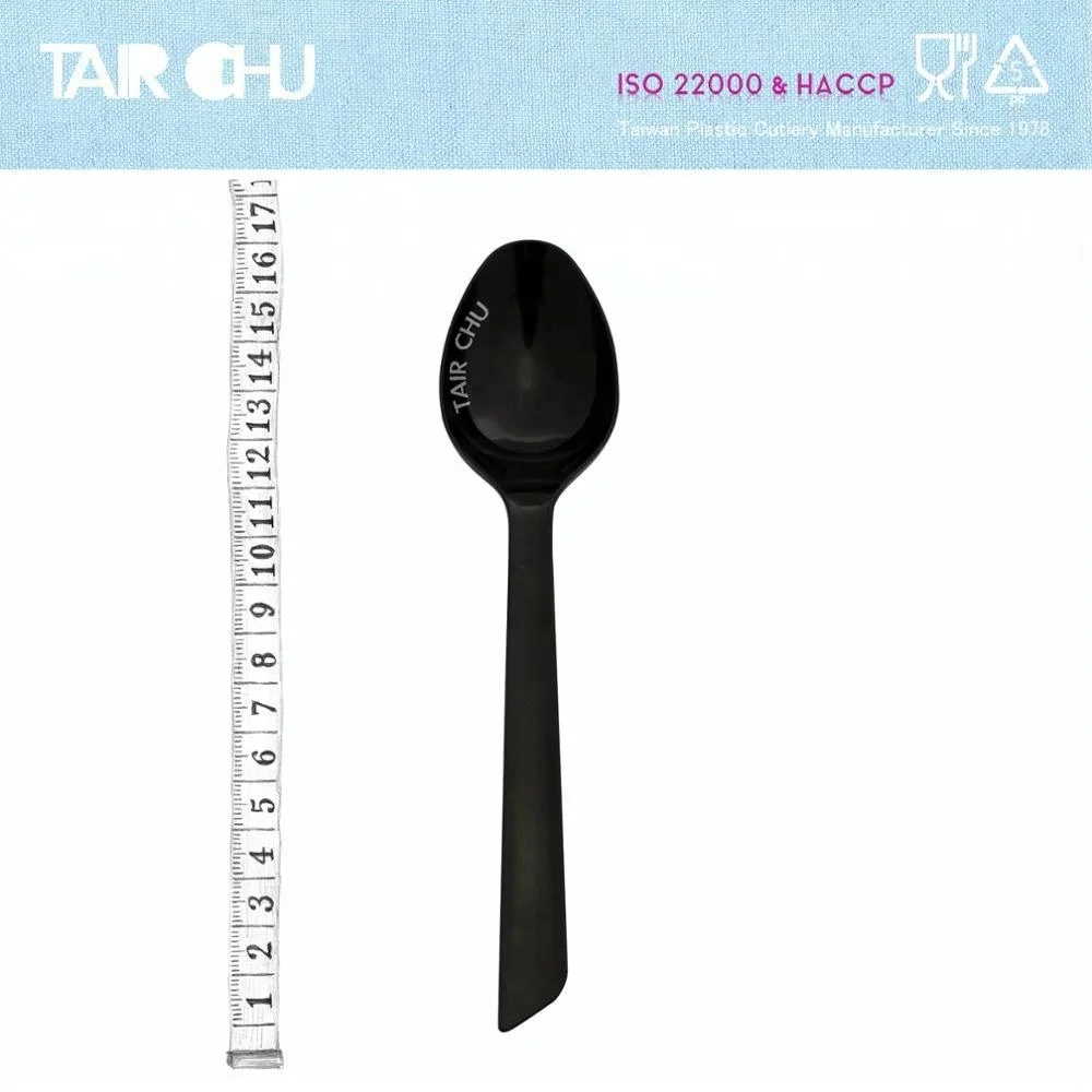 ISO22000 & HACCP Certified 16cm Disposable Plastic PP Chinese Soup Spoon
