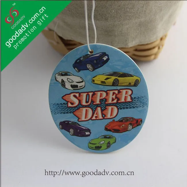 Hot sale good quality room Deodorants hang tag /scented paper card