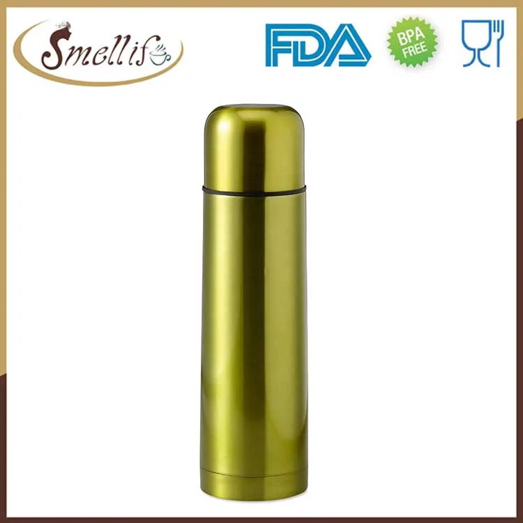 750ml Double wall  Stainless Feel  thermos vacuum flask with cup