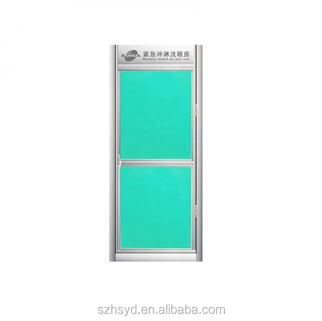Histay stainless steel Enclosed Emergency safety equipment eyewash and shower room for eye wash and shower