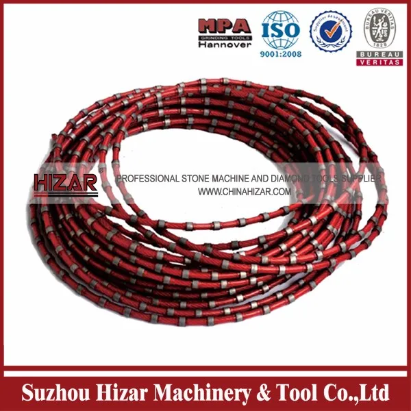 11.5mm diamond wire used for cutting granite/Diamond Rope Saw / wire rope cutter