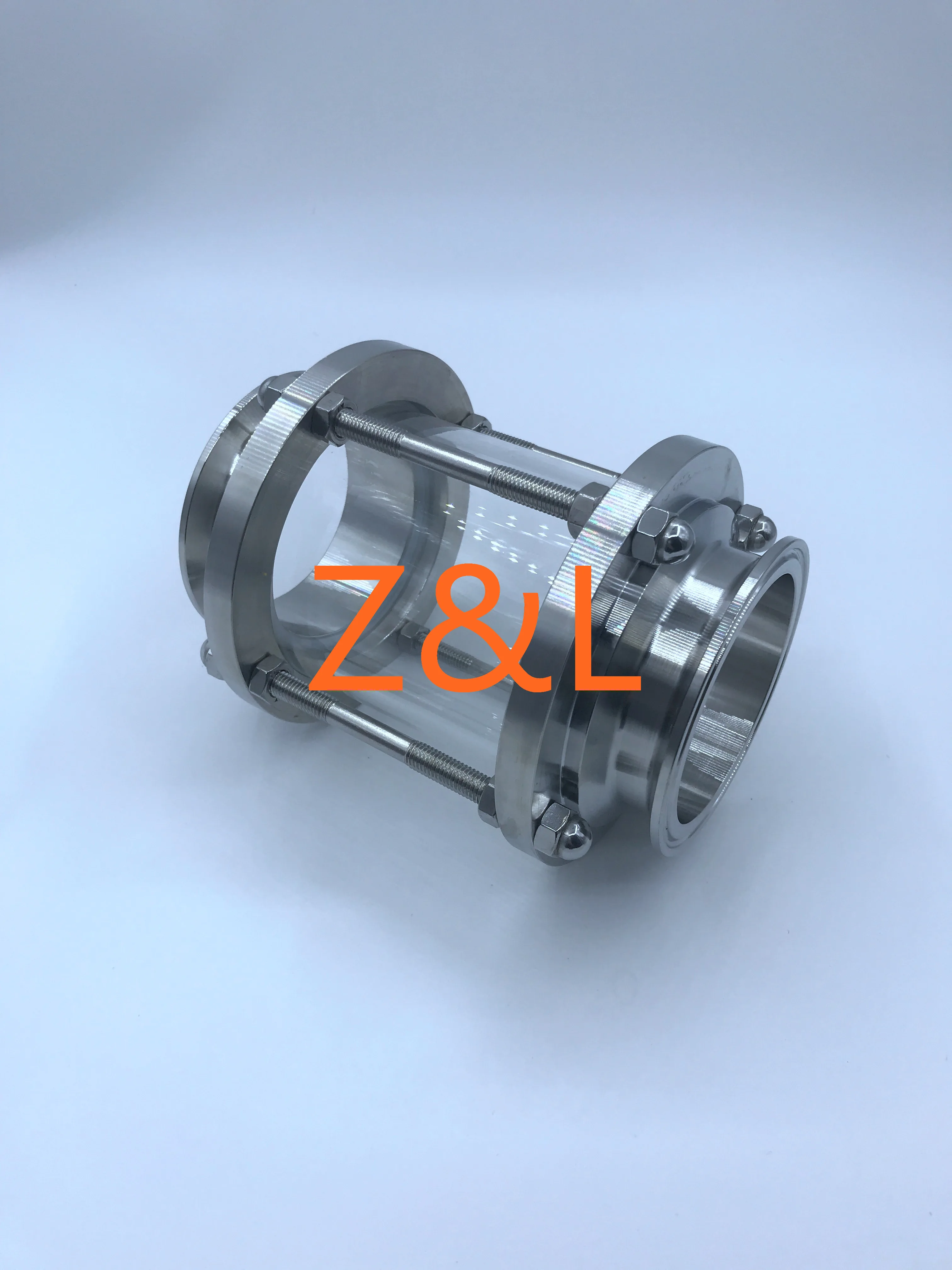 4 inch Stainless Steel Tri Clamp Sight Glass with Temp Resist Borosilicate Glass