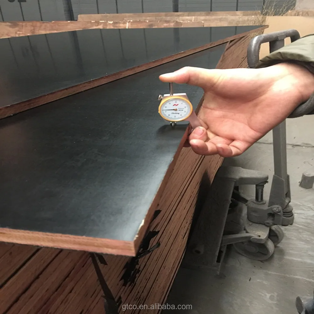 1220*2440MM Eucalyptus core Color Film Faced Plywood of Concrete form board