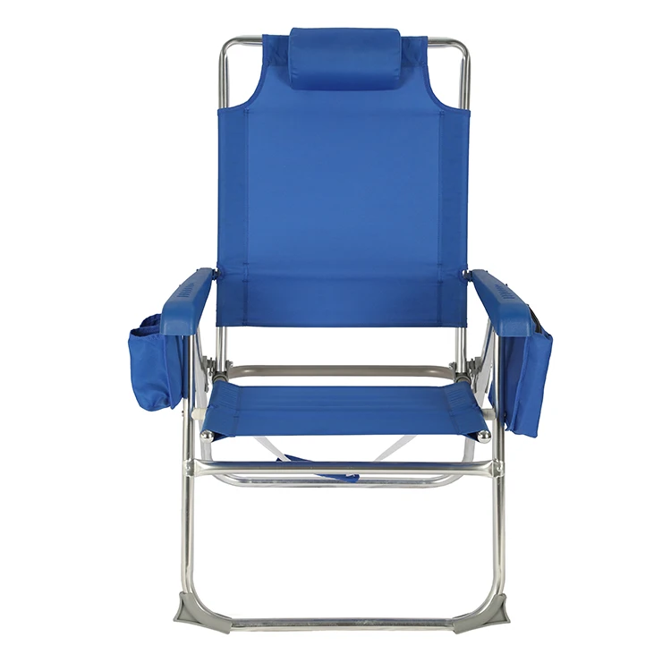 Открытый легкий алюминиевый складной шезлонг для рыбалки с подстаканник сумка-холодильник