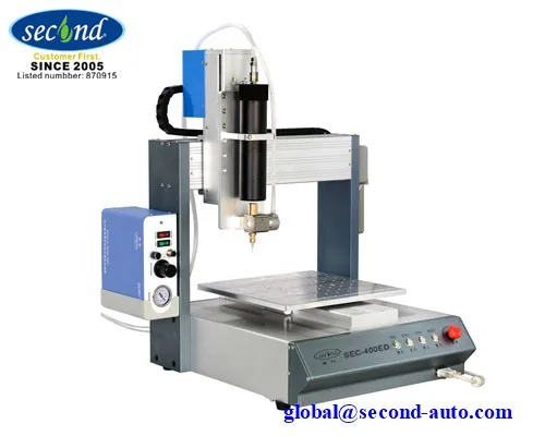 Automated Desktop LED Liquid Glue Epoxy Doming Dispensing Robot Machine For Microwave Panel And LED