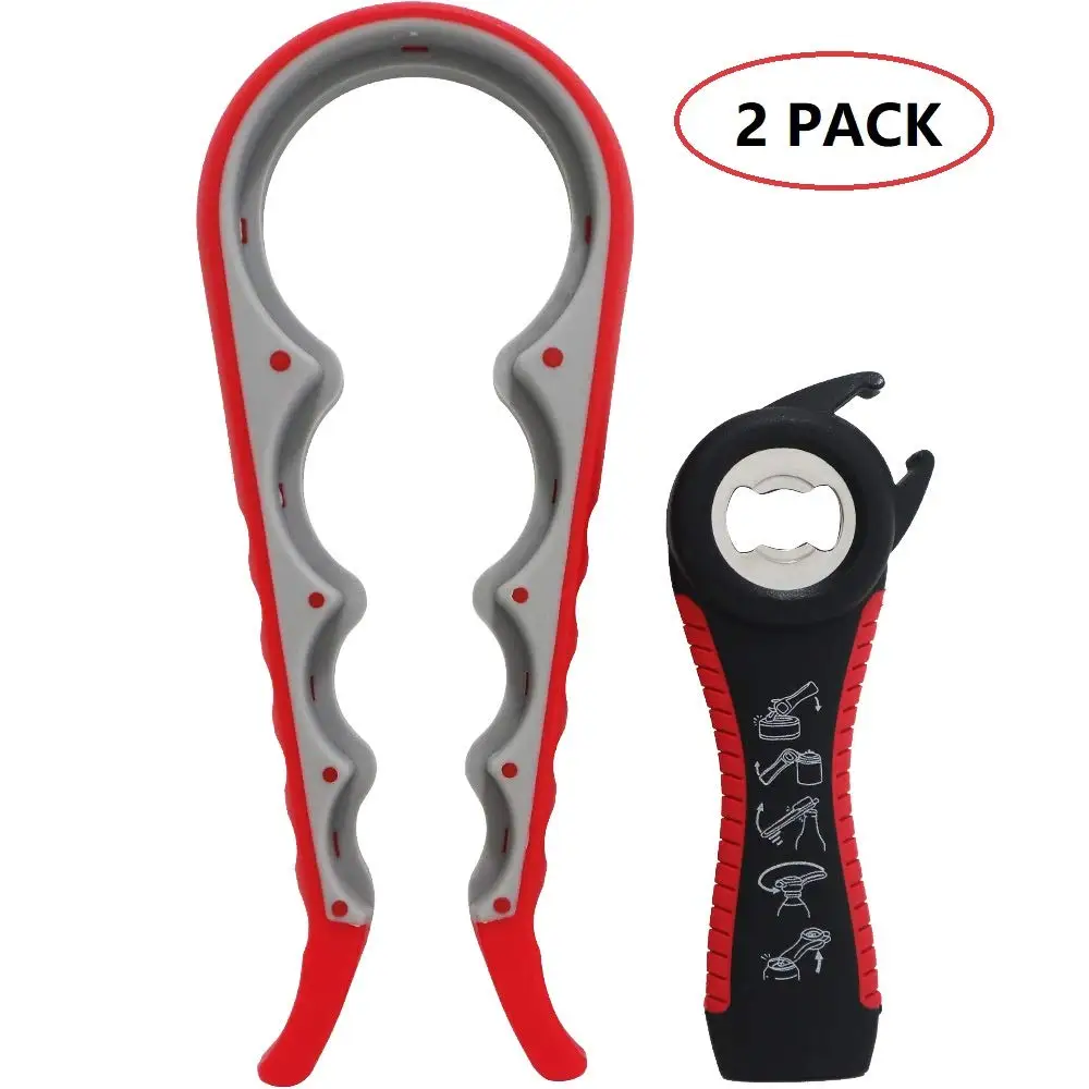 Multi-function Four-in-one Bottle Home Kitchen Can Opener set  Non-slip Bottle Can Multi-Opener