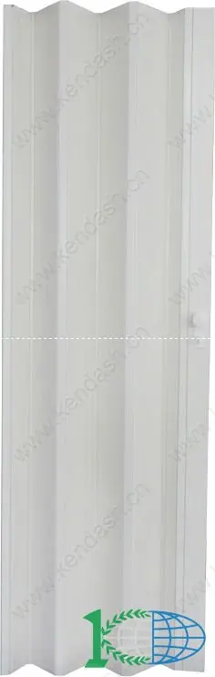 Room divider rail pvc wall panel plastic accordion door