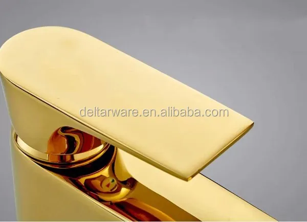 Фитинги для ванной комнаты кран раковины золотого цвета золотой смесители