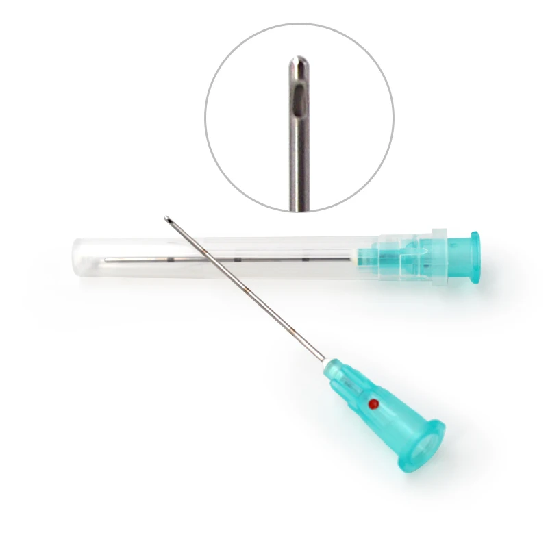
Sterile packaging micro blunt tip cannula for dermal filler 