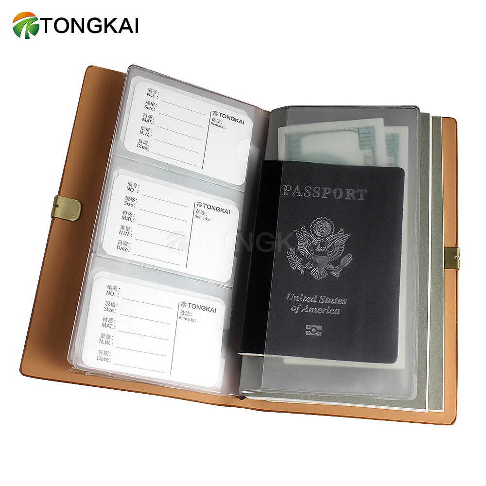 New Premium Quality Design Leather Cover Travel Journal Notebook Mini Notebook Diary Planner With Inside Elastic Closure Pocket