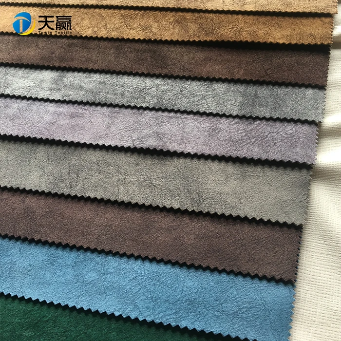 
Holland velvet Warp-Knitted Micro velvet soft printed for upholstery 