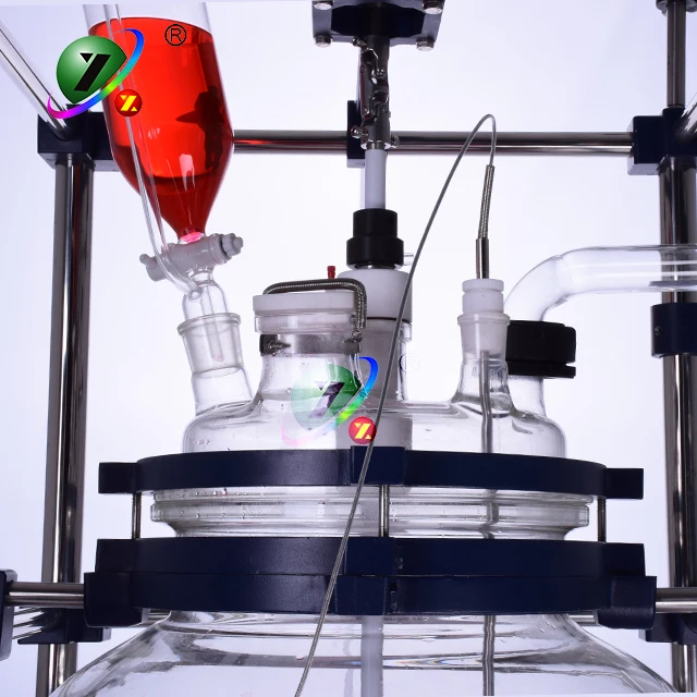 HEB-100L 100L химический усовершенствованная, от взрыва, покрытый кожухом стеклянный реактор покрытый кожухом