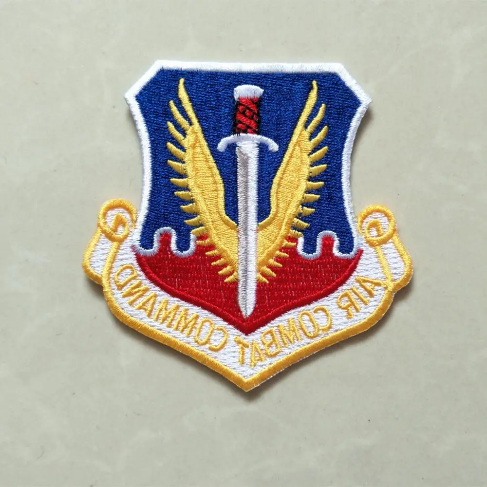 
Gift shop self-adhesive embroidery patch custom logo patches military patch 