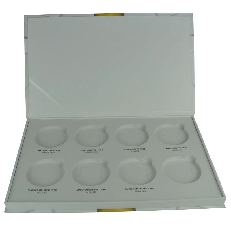 High Quality Custom Paper Money Gold Coin Display Storage Box With EVA Insert and Magnetic Closure