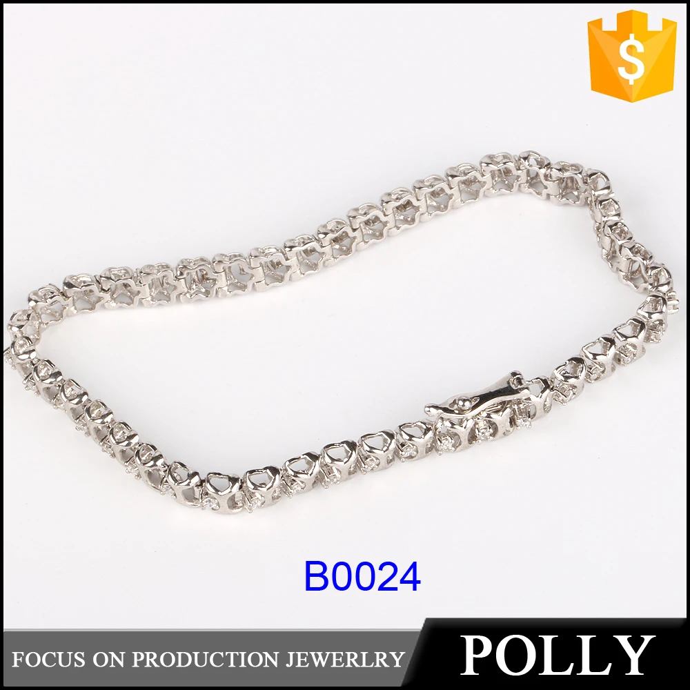 925 sterling silver tennis bracelet fashion hot  bracelet