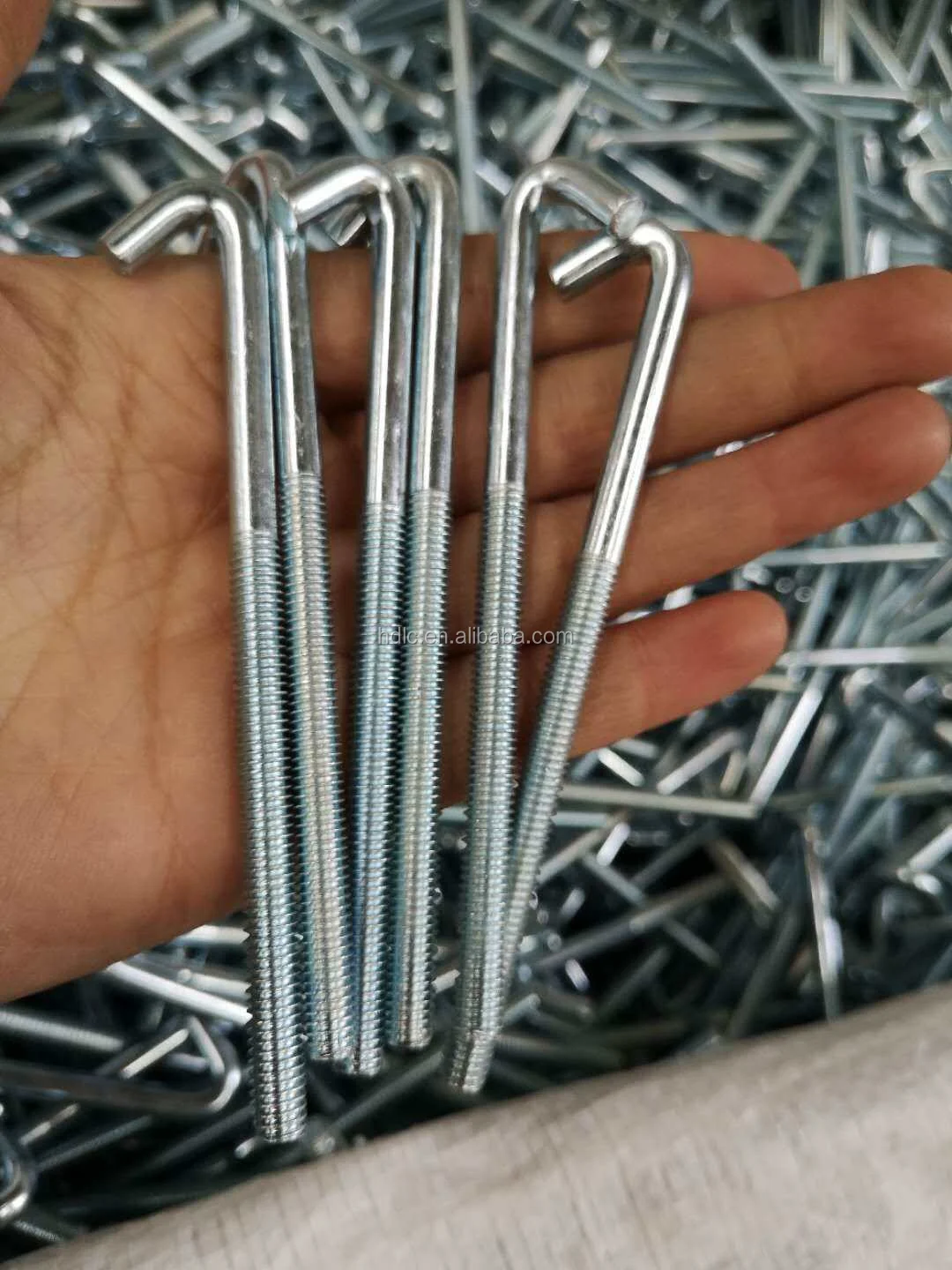 
China fastener foundation j bolt zinc plated 