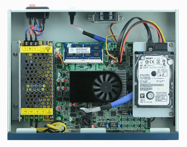 J1900 4 * Gigabit Ethernet network security брандмауэр оборудования/1u маршрутизатор сети прибор брандмауэр