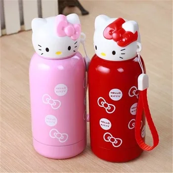 Cartoon double wall stainless steel insulated thermos vacuum flask for kid