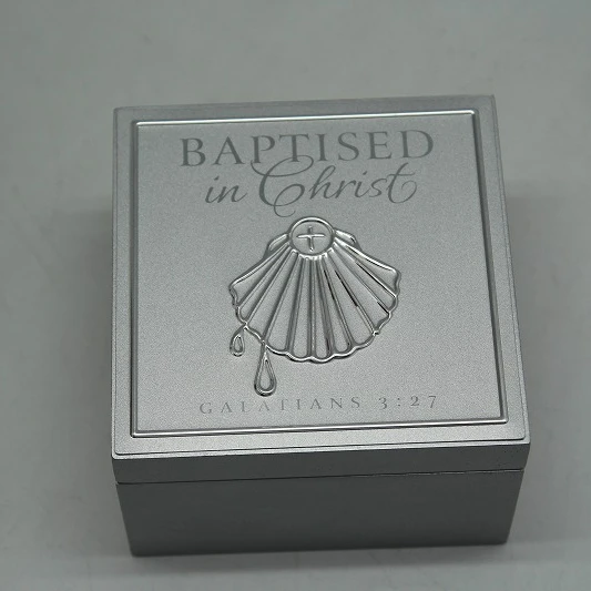 Christian Gift Set Religious Cross Jesus Box Christ Plaque Baptised Photo Frame