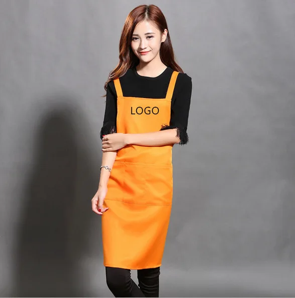 high quality cotton and polyester kitchen cooking apron