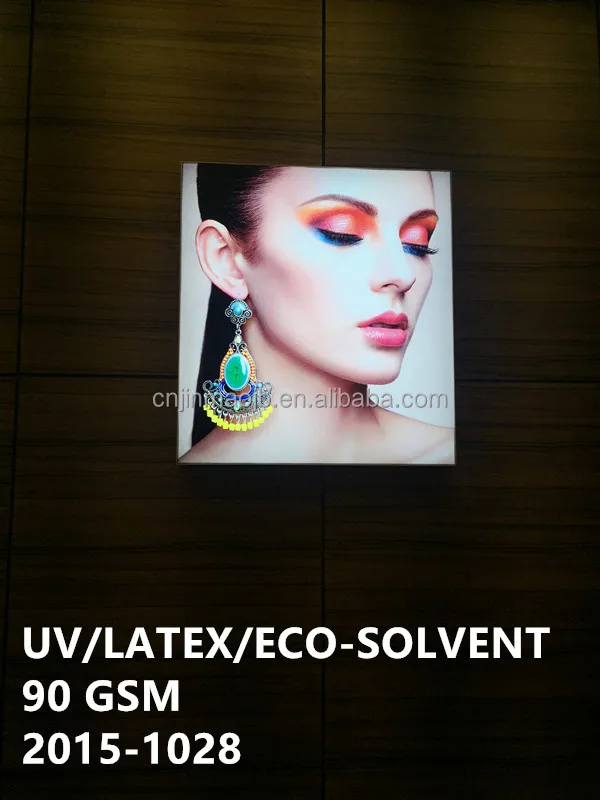 
Green Eco Good quality indoor advertising UV/LATEX/ECO-SOLVENT Printing 90 gsm light box textile 