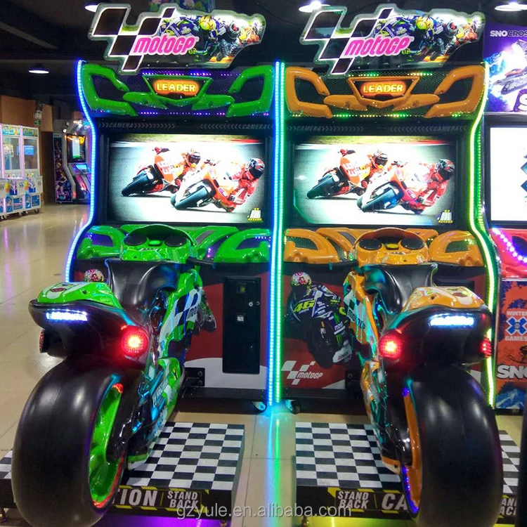 game machine arcade motor bike driving simulator motor rancig game machine h p motor car racing game machine