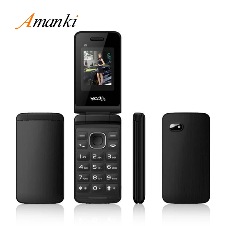 продаж! Высокое качество amanki фабрика флип Cellular Spreadtrum 6531DA Dual SIM 1.77 дюйма WhatsApp флип мобильный телефон