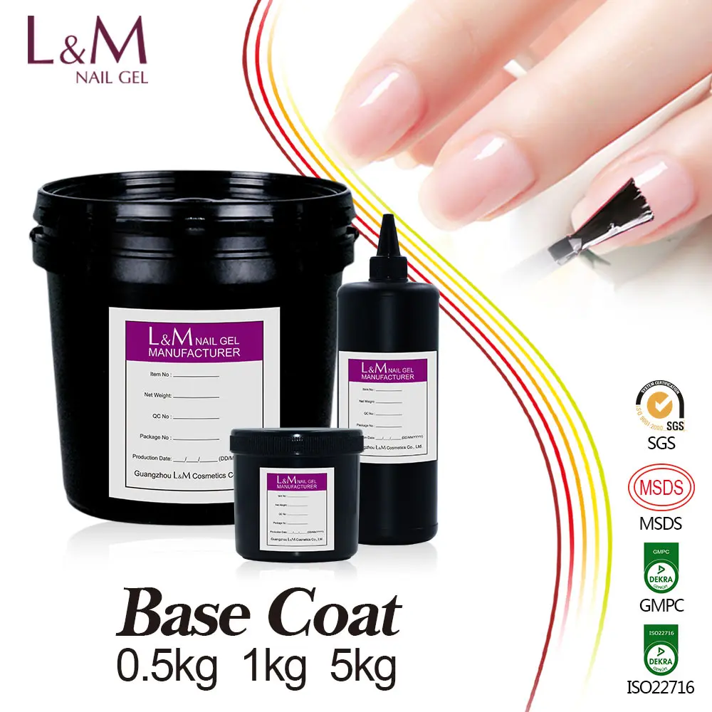 L&M factory nail supplies Wholesale UV LED Shining Top Coat Gel Nail Gel Polish bulk