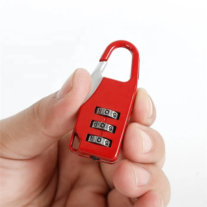 Mini Dial Digit Number Code Password Combination Padlock Travel Safe Padlock