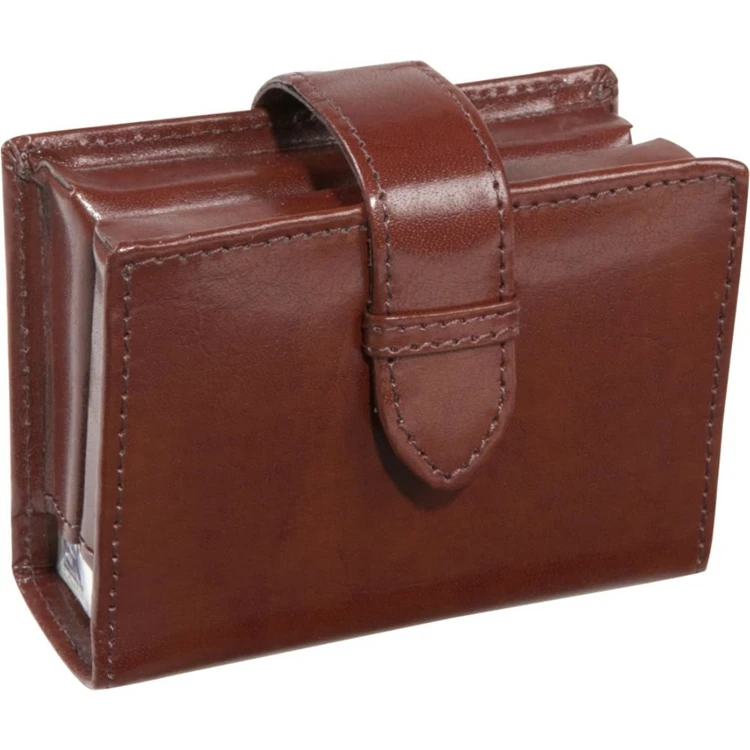 fashion double decker PU leather playing card case gift