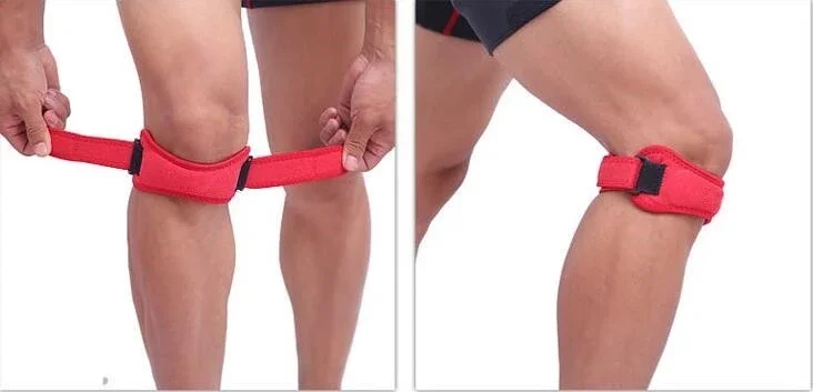 Neoprene Adjustable Patella Knee Support copper knee sleeve Strap/Brace