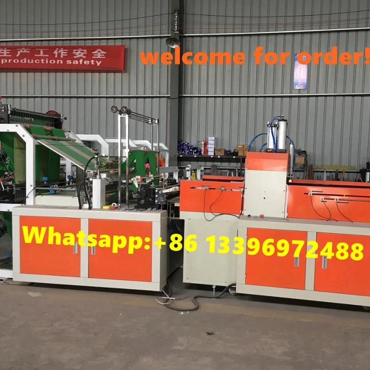 4 Line T shirt Shopping Bag Making Machine