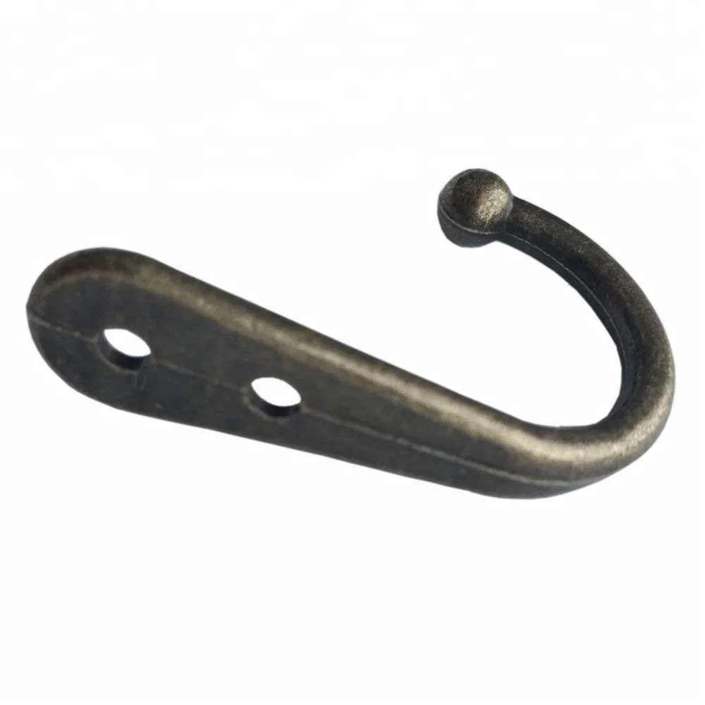 20-Pack Sturdy Screw-In Metal Iron Small Wall Mount Single Coat Clothes Robe Handbag Purse Bag Hook Hanger