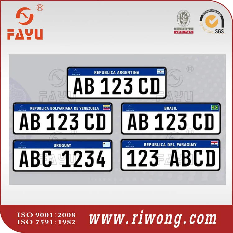 Brasil license plate mercosul, Brazil license plate mercosur