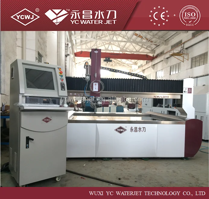 5 оси гидроабразивной резки по камню шаблон и резки компенсации