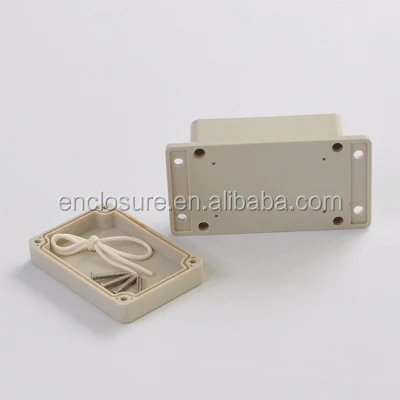 IP65 Plastic waterproof electrical enclosures junction box with flanges 100x68x50mm
