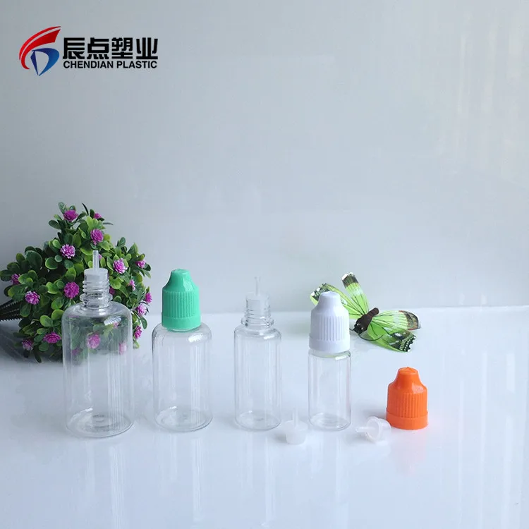 Оптовая продажа, высокое качество жидкости ПЭТ 15 мл пипетки бутылки