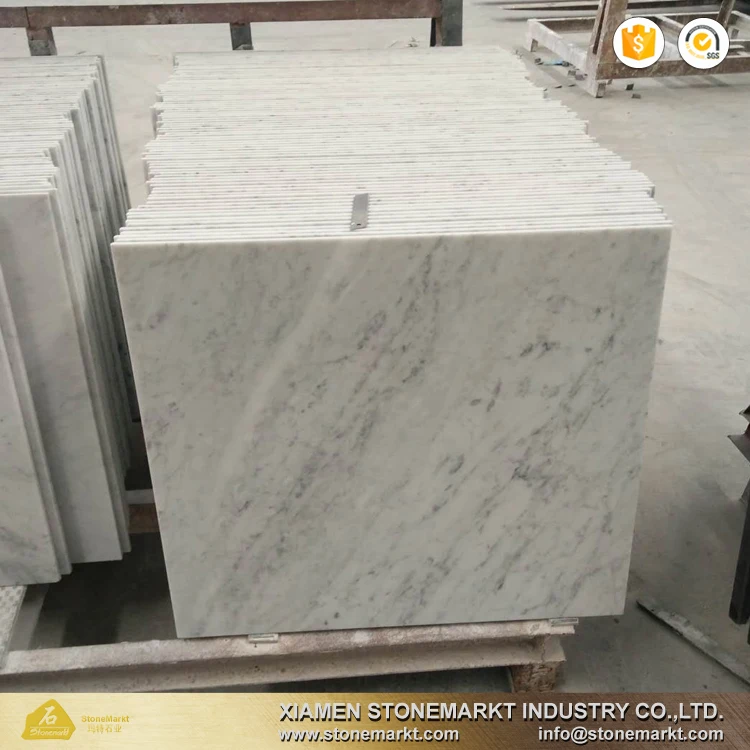 StoneMarkt polished Chinese marble tiles carrara white marble 60x60