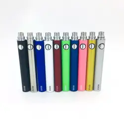 2019 Vaporizer Good Quality Vape pen Battery 510 Thread EVOD 650 mAh,1100MAH Rechargeable Battery can with Charger