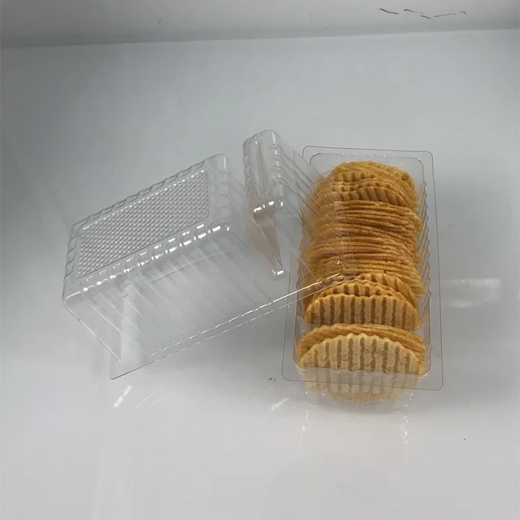 High Quality Disposable Plastic Fried Snack Food Container Packaging Blister Inner Tray for Potato Chips or Cookie