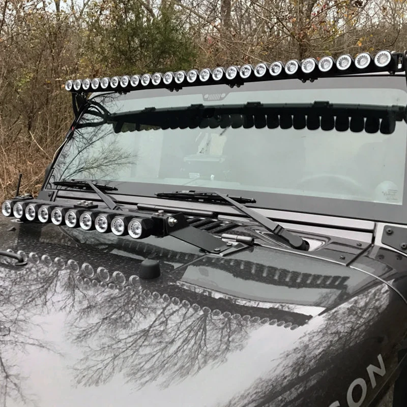 5000 Lumens led driving light IP68 waterproof Aluminum housing module offroad led light bar 12v 4x4 led car light