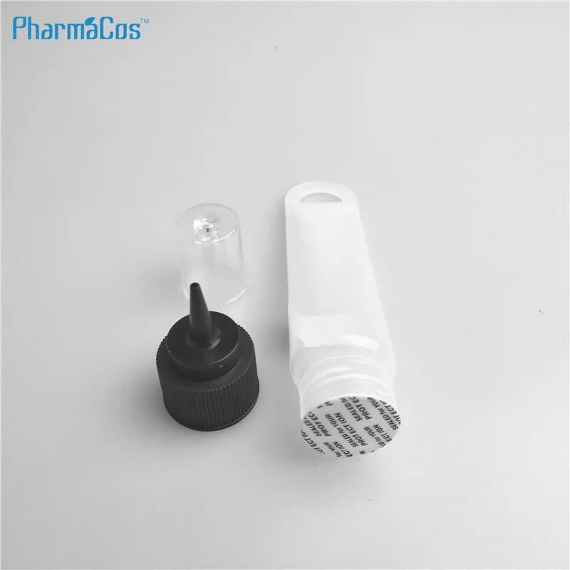 black transparent cosmetic empty chap stick glue tube Industry Glue Plastic Tube
