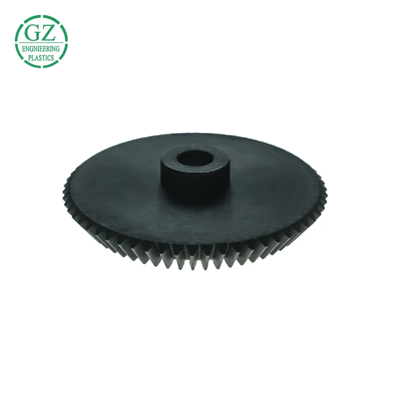 High precision low friction self lubrication bevel gears plastic mould injection POM C delrin helical bevel gear