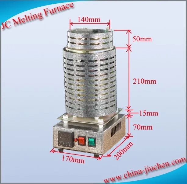 JC Electric Induction Gold Mini Melting Furnace for Industrial Use