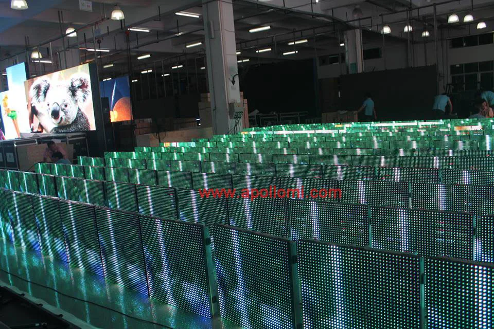 P3 led display stage background  advertising glass led video wall