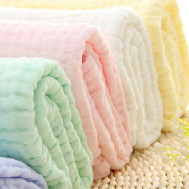 
China supplier cloth 6 layer cotton baby muslin swaddle blanket 