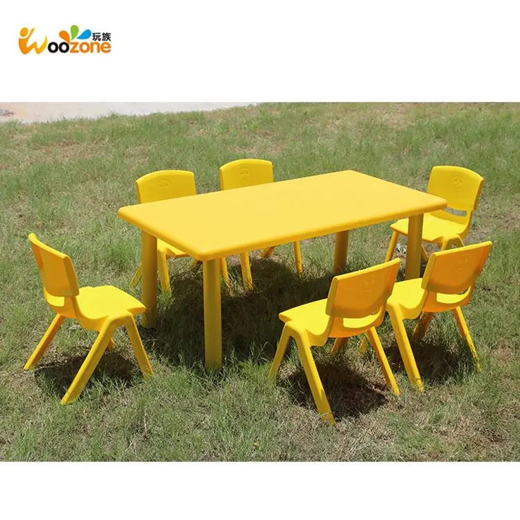 Пластиковая детская мебель для вечеринки Набор детских стульев для стола