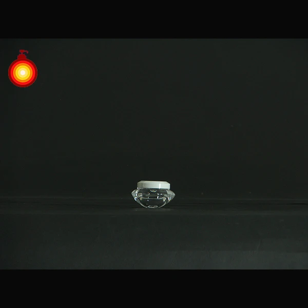 3ml~60ml UFO shape cosmetic container jars for eye cream moisturizer lip balm empty luxury cosmetics jar acrylic jar