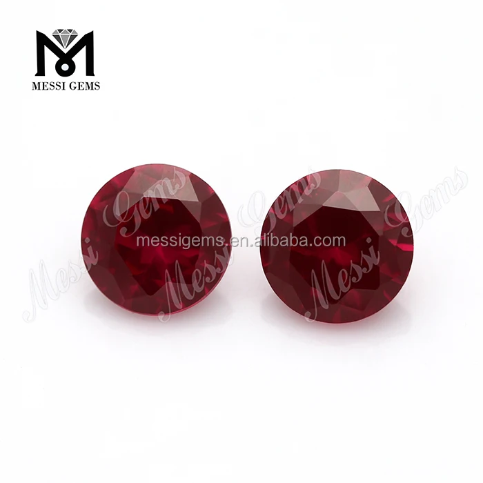 Wuzhou synthetic ruby red gemstone price