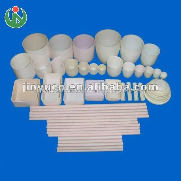 Ce качества высокие прочные специальные формы высокой чистоты глинозема керамические тигли/лодки/труб